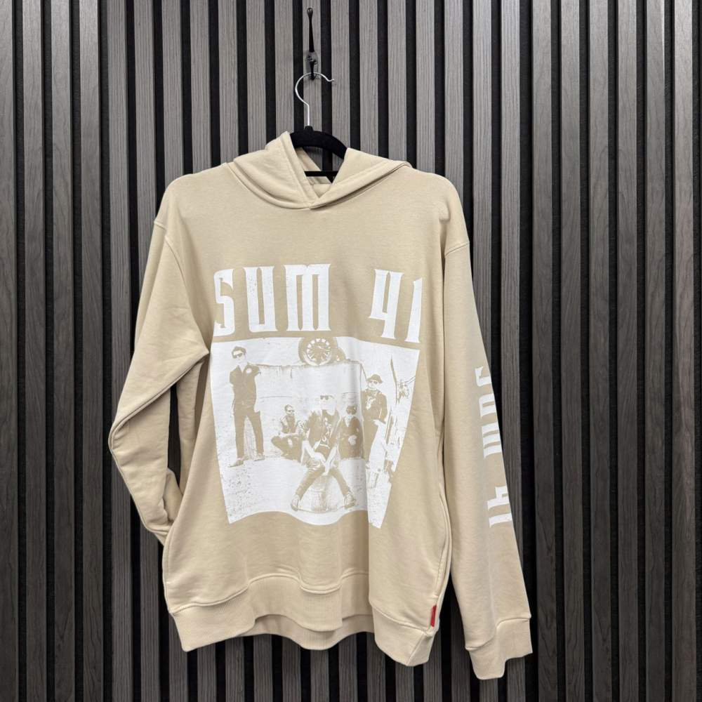 Sum 41 - Band Photo Hoodie - Cream